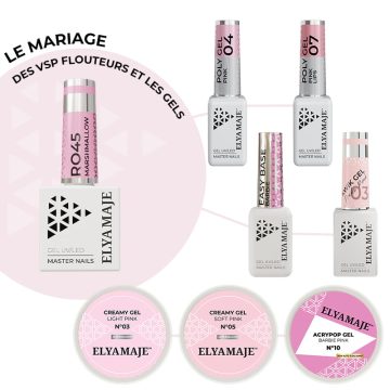 Vernis-semi-permanant 45_Marshmallow_Mariage des Vsp Flouteurs et les gels_Elyamaje