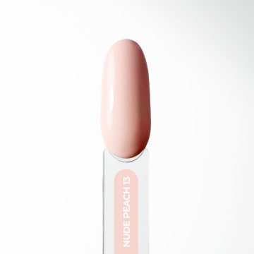 Tips présentant le vernis semi-permanent Elyamaje n°13 - Nude Peach