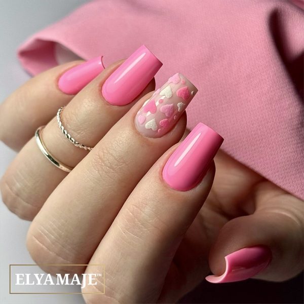 Manucure nail art St Valentin