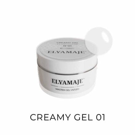 Fluid Clear n° 1 – Gel de construction – Creamy Gel UV LED – Elyamaje