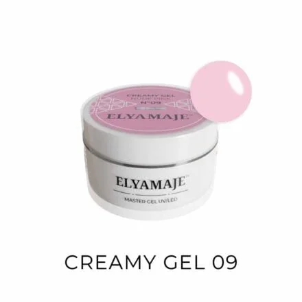 Nude Pink n° 9 – Gel de construction – Creamy Gel UV LED – Elyamaje
