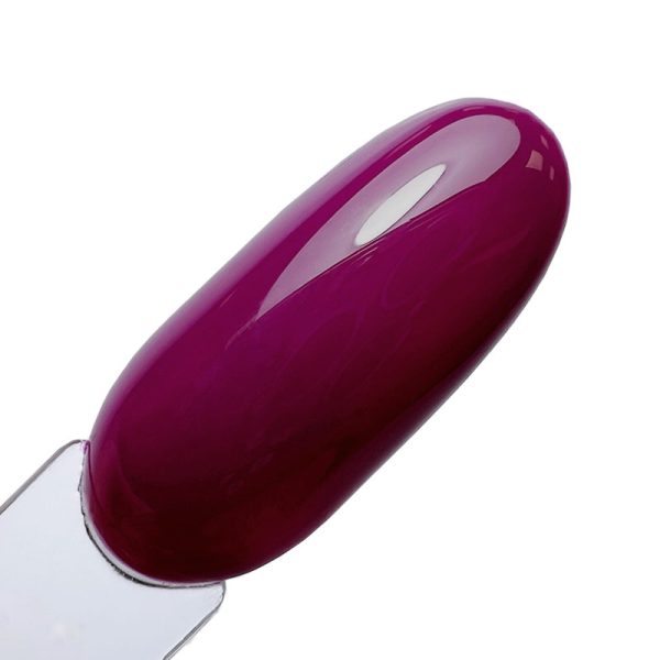 Tips présentant le vernis semi-permanent Elyamaje n°109 – Purple Flowers, violet intense et lumineux.