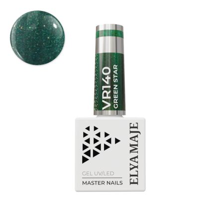 N° 140 – Green Star – Vernis Semi-Permanent – Elyamaje