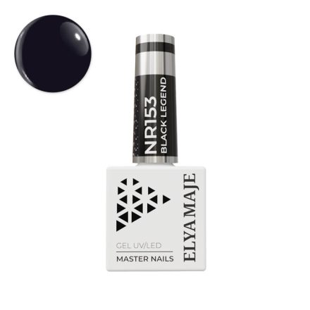 N° 153 – Black Legend – Vernis Semi-Permanent – Elyamaje