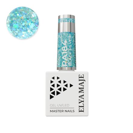 N° 184 – Blue Silver – Vernis Semi-Permanent – Elyamaje