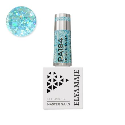 N° 184 – Blue Silver – Vernis Semi-Permanent – Elyamaje