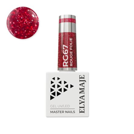 N° 67 – Rouge folie – Vernis Semi-Permanent – Elyamaje