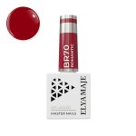 Vernis semi-permanent n°70 – Romantic, rouge profond et élégant.