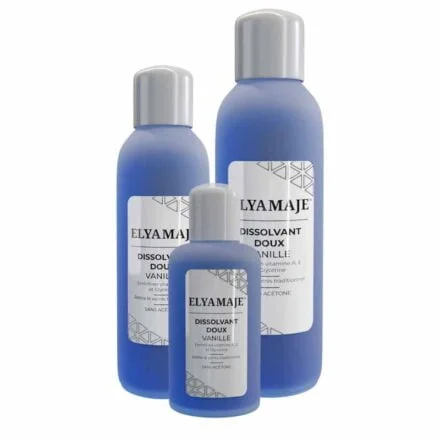 Dissolvant sans acétone parfum vanille