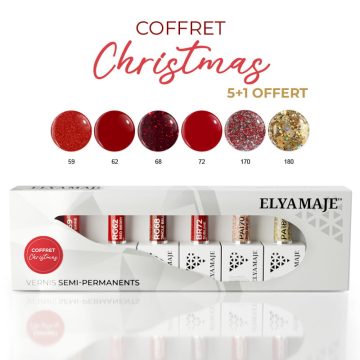 Visuel du coffret Christmas Elyamaje – édition limitée de vernis semi-permanents