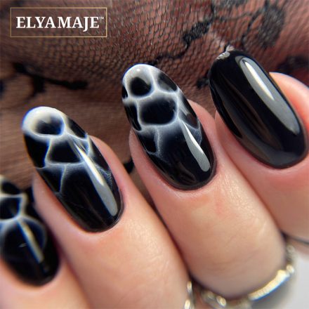 Blooming Gel noir et blanc - Motif serpent