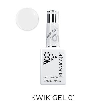 Image Packshot du Kwik Gel_ Gel de Construction Fluide en Bouteille_Clear n°1_Elyamaje