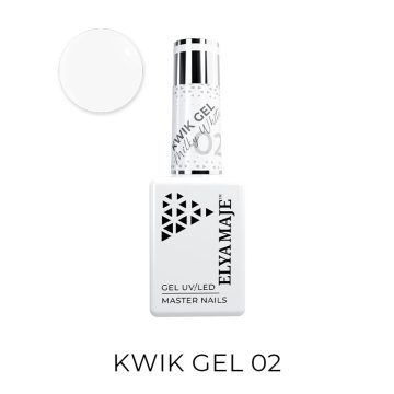 Image Packshot du Kwik Gel_ Gel de Construction Fluide en Bouteille_Milky White n°2_Elyamaje