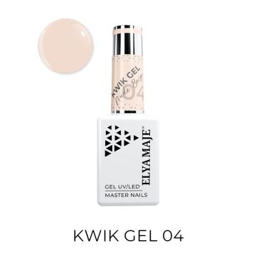 Image Packshot du Kwik Gel_ Gel de Construction Fluide en Bouteille_ Nude beige n°4_Elyamaje