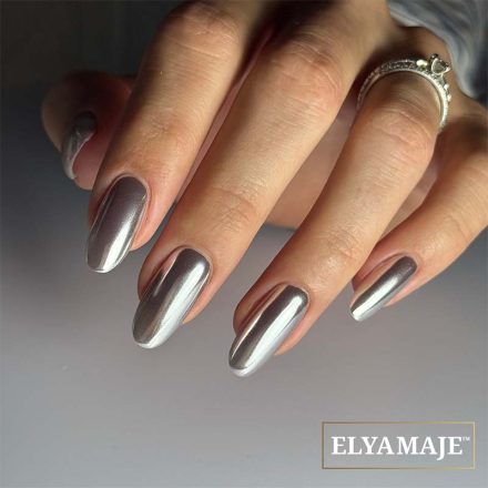 Manucure avec la poudre effet miroir 08 - Elyamaje