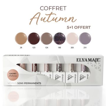 Coffret Autumn Elyamaje – Vernis UV pro longue tenue.