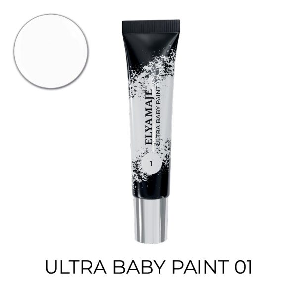Ultra Baby Paint 01_le gel ultra pigmenté pour les Babyboomer et Babycolor_Blanc_Elyamaje Ultra Baby Paint 01_le gel ultra pigmenté pour les Babyboomer et Babycolor_Blanc_Elyamaje