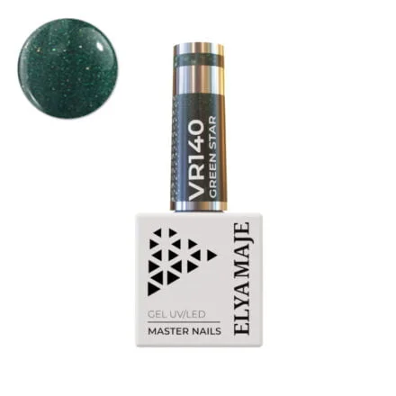 N° 140 – Green Star – Vernis Semi-Permanent – Elyamaje