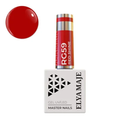 N° 59 – Red Shine – Vernis Semi-Permanent – Elyamaje