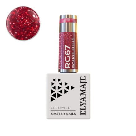 N° 67 – Rouge folie – Vernis Semi-Permanent – Elyamaje