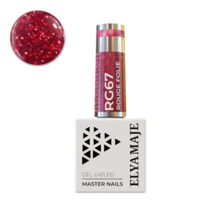 N° 67 – Rouge folie – Vernis Semi-Permanent – Elyamaje