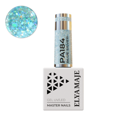 N° 184 – Blue Silver – Vernis Semi-Permanent – Elyamaje