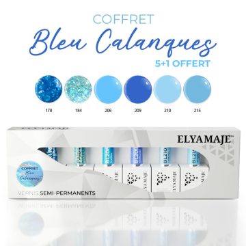 Coffret Bleu Calanques - Vernis Semi Permanent - Édition limitée
