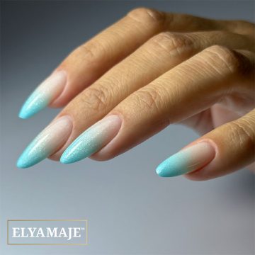 Manucure Baby Boomer avec Ultra Baby Paint 10 easy caps Helena et finition Top Perle Elyamaje