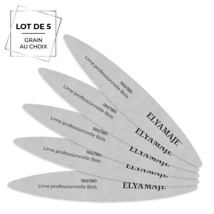 Lime ovale en bois (x5) – Elyamaje