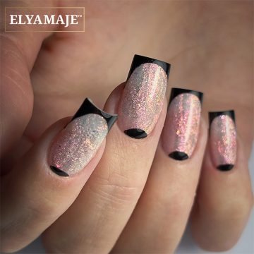 French lunule glitter