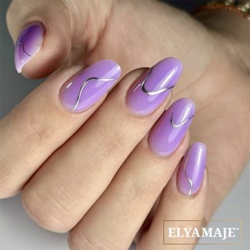 Portfolio pose violette et argentée