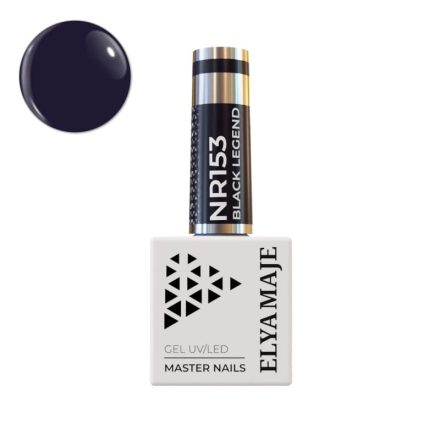 N° 153 – Black Legend – Vernis Semi-Permanent – Elyamaje