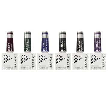 Coffret All Black – Vernis Semi Permanents - L'ensemble des vernis