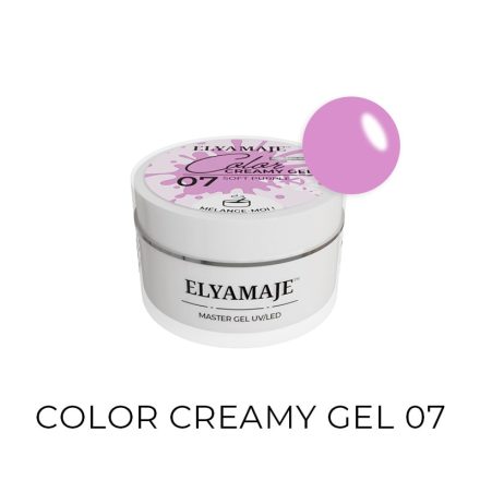 Soft Purple n° 07 – Color Creamy Gel – Gel de construction UV LED – Elyamaje