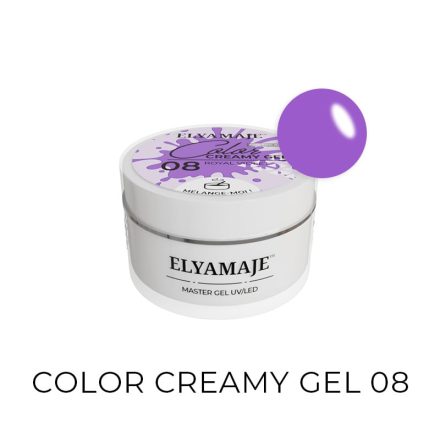 Royal Violet n° 08 – Color Creamy Gel – Gel de construction UV LED – Elyamaje