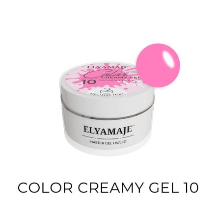 Fuchsia Flame n° 10 – Color Creamy Gel – Gel de construction UV LED – Elyamaje