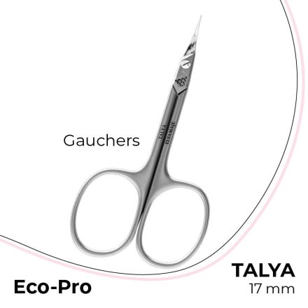 TALYA – 17mm – Ciseaux à cuticules pour gauchers – Eco Pro