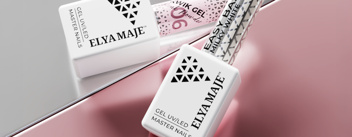 Kwik Gel et Easy Base d'ElyaMaje – Deux solutions pour des ongles impeccables : gel de construction fluide et base souple pour manucures semi-permanentes.