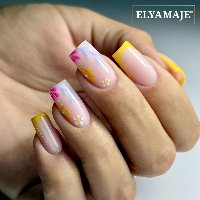 Pose fleurie et colorée Elyamaje