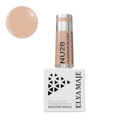 N° 28 – Glamour Blush – Vernis Semi-Permanent – Elyamaje