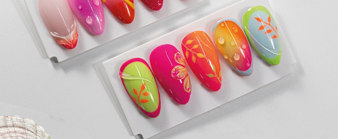 Inspirations tips nail art été - Elyamaje. Vernis semi permanent et gel UV sur Tips.