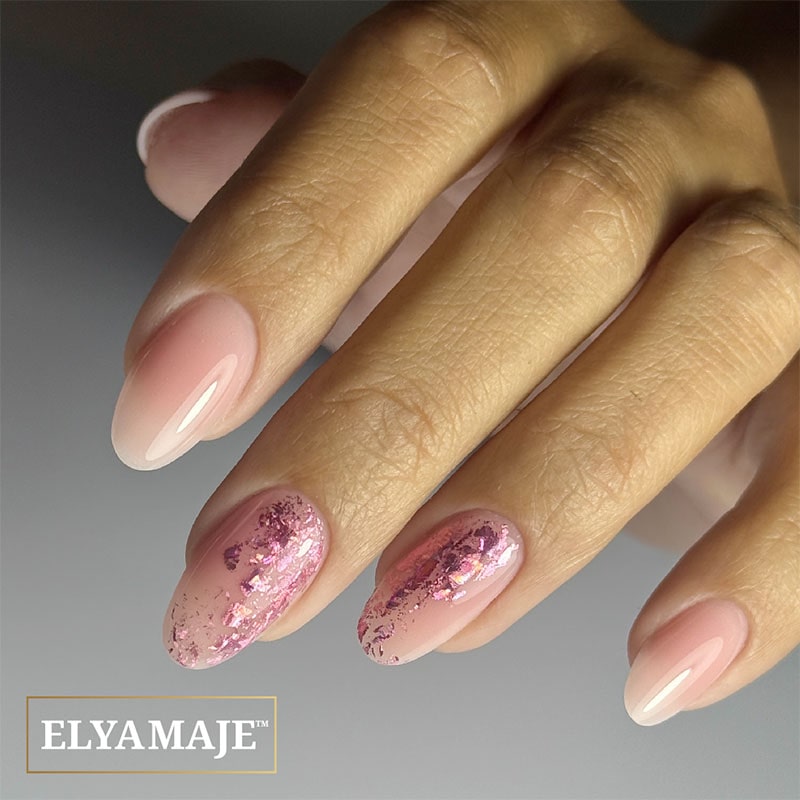 Inspiration nail art - Stamping foil Elyamaje
