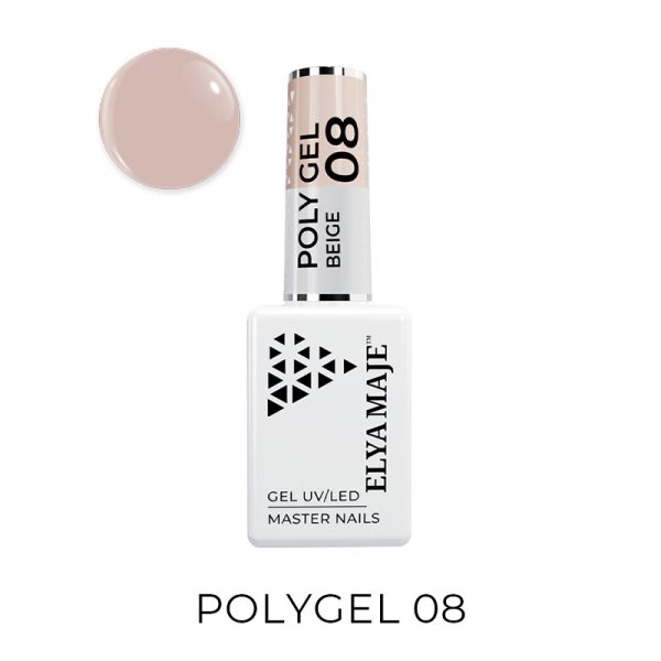 Polygel Liquide_Beige n°8_Mélange entre le gel et l’acrygel_Translucide Beige_Elyamaje Polygel Liquide_Beige n°8_Mélange entre le gel et l’acrygel_Translucide Beige_Elyamaje