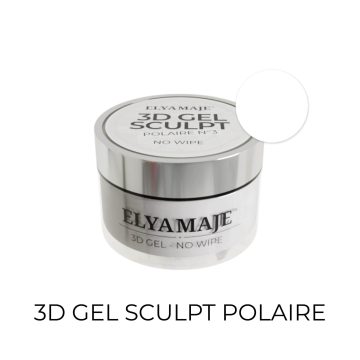 Gel Nail Art en relief - 3D Gel blanc laiteux