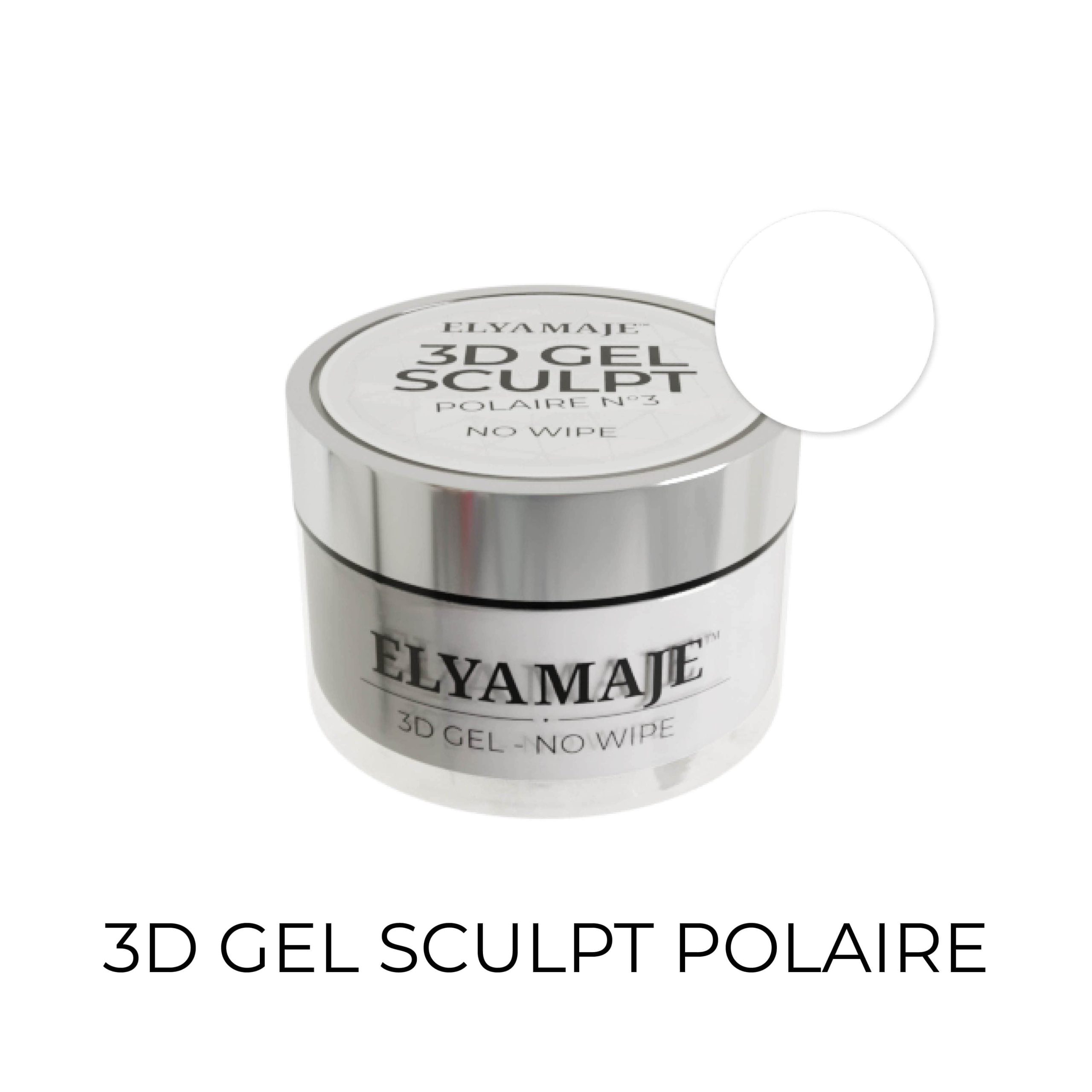 Gel Nail Art en relief - 3D Gel blanc laiteux