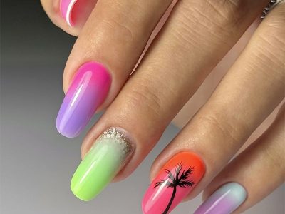 Inspiration pose été nail art - Elyamaje