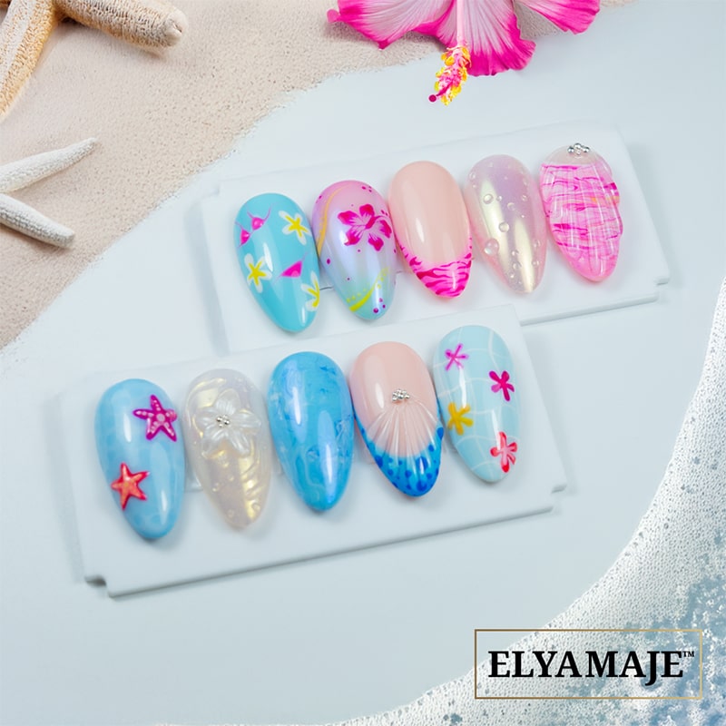 Inspirations nail art summer Elyamaje