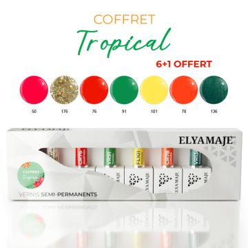 Coffret Tropical - Vernis Semi Permanents - Édition limitée - Elyamaje
