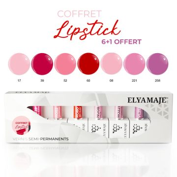 Coffret Lipstick- Vernis Semi Permanents - Édition limitée - Elyamaje
