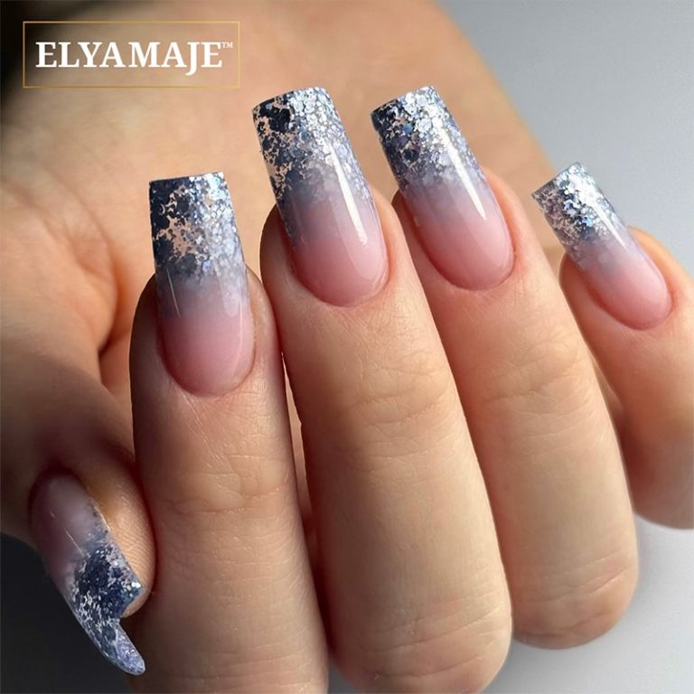 Nail art pailleté : Baby Glitter Bleu